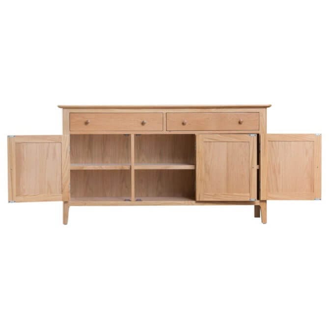 Pine and Oak Alton Oak 3 Door Sideboard