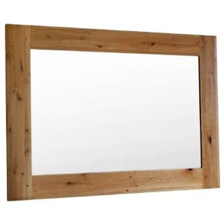 Pine and Oak Cathedral Oak Wall Mirror