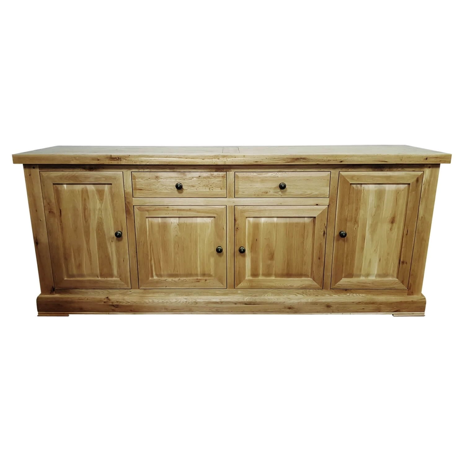 CAT060 4 Door Sideboard | Pine & Oak Furniture Pine & Oak Furniture Cathedral Oak 4 Door Sideboard
