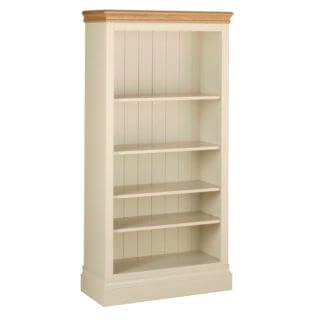 Coral Painted 5Ft Bookcase