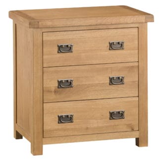 Coburn Oak 3 Drawer Chest