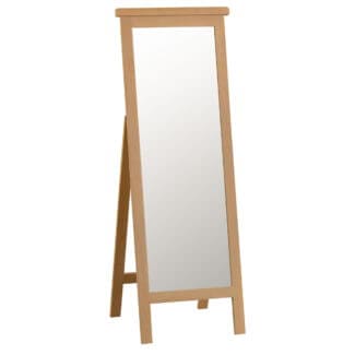 Coburn Oak Cheval Mirror