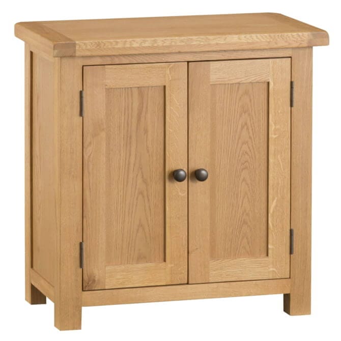 Pine and Oak Coburn Oak 2 Door Cupboard