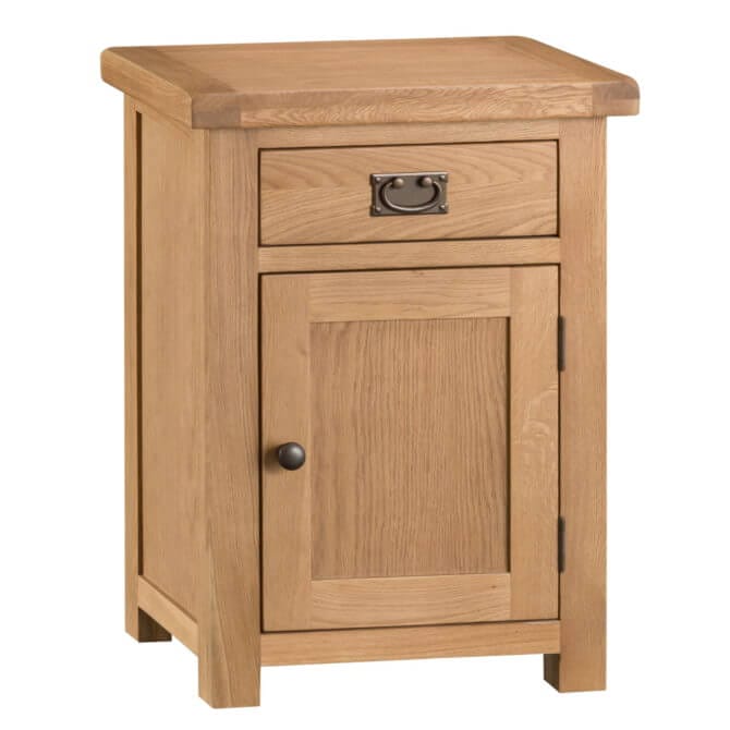 Pine and Oak Coburn Oak Small 1 Door Cupboard