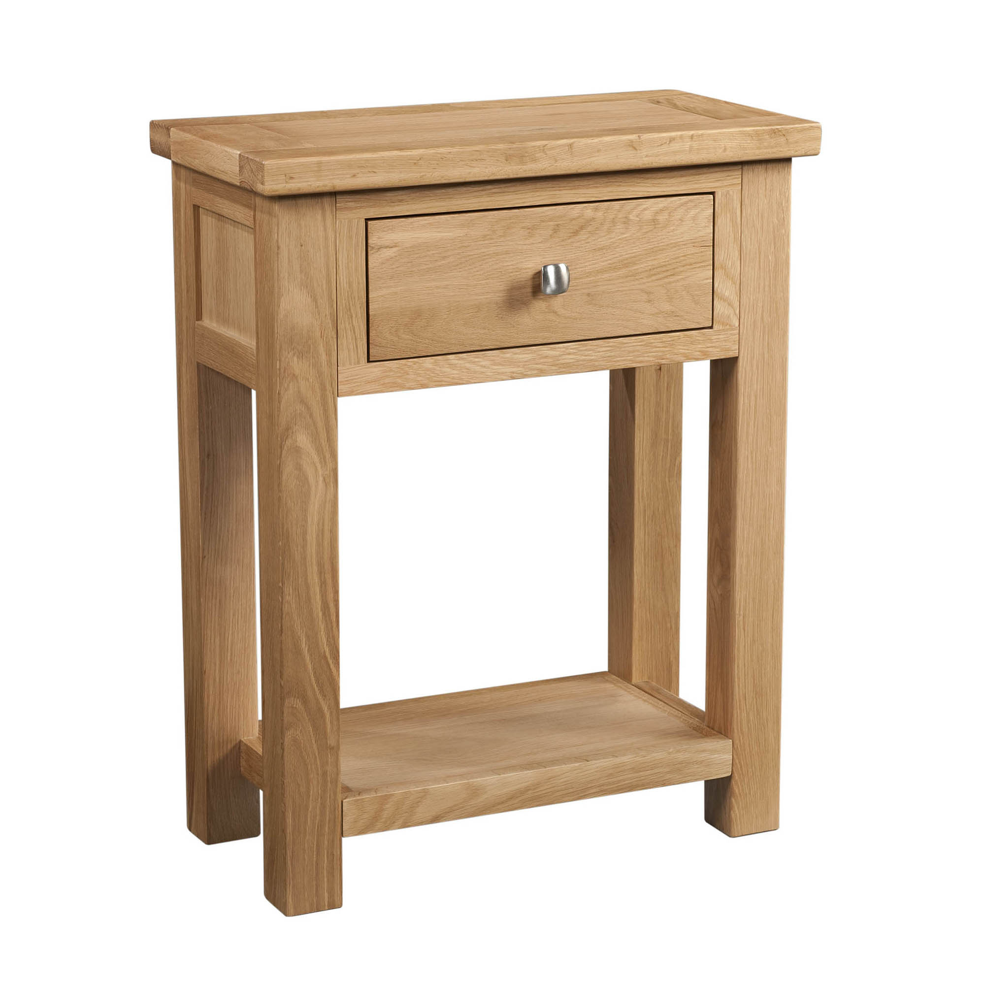 Dorchester DCH078 | Pine & Oak Furniture Pine & Oak Furniture Dorchester Oak 1 Drawer Console Table