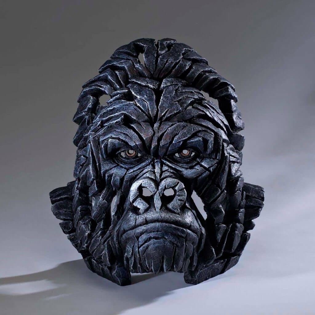 Pine and Oak Gorilla Bust