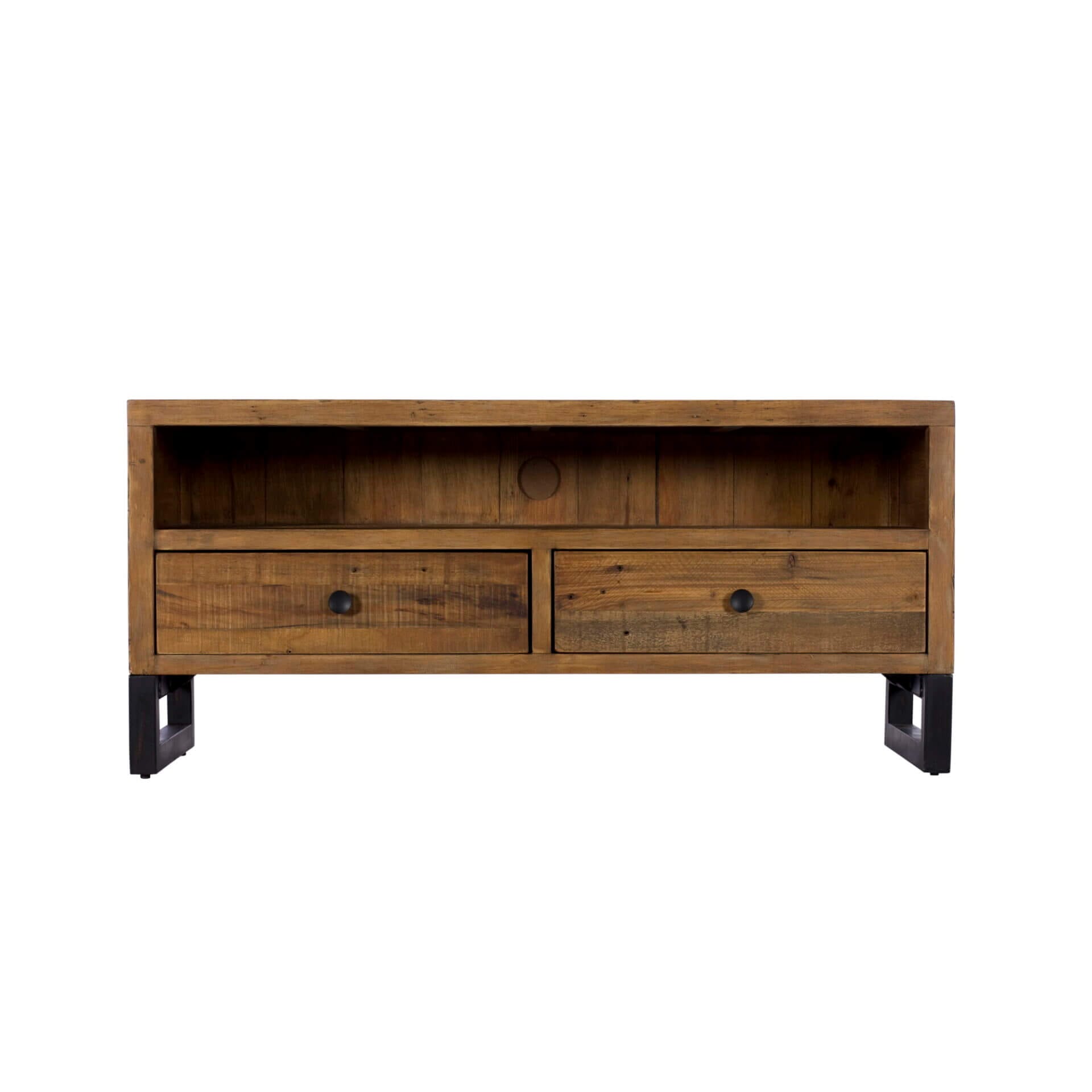 KD23 | Pine & Oak Furniture Pine & Oak Furniture Dakota Reclaimed Wood Small TV Unit
