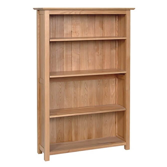 Pine and Oak Thame Oak 5Ft, Wide Bookcase