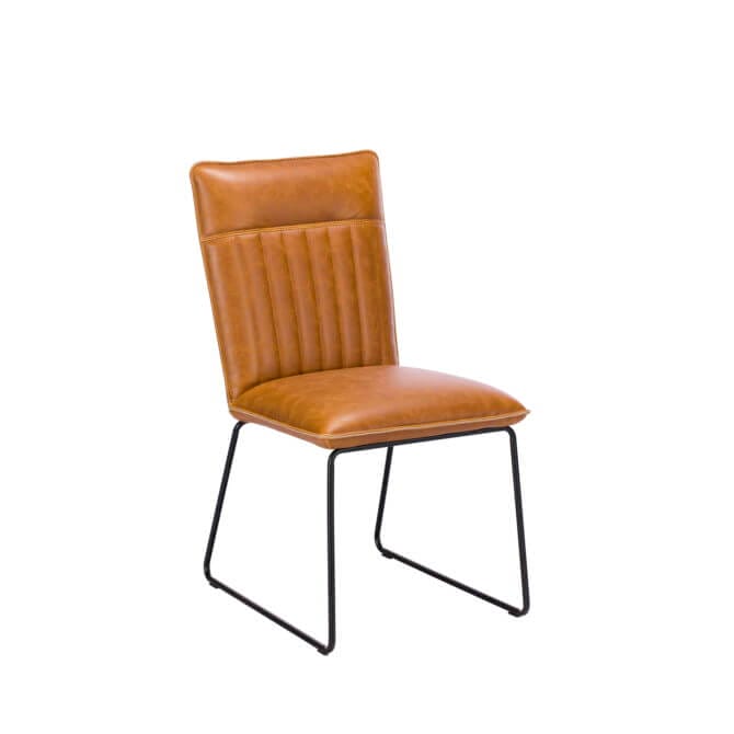 Pine and Oak Cooper Tan Dining Chair