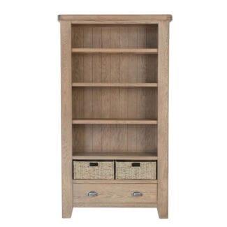 Holburn Oak Large Bookcase