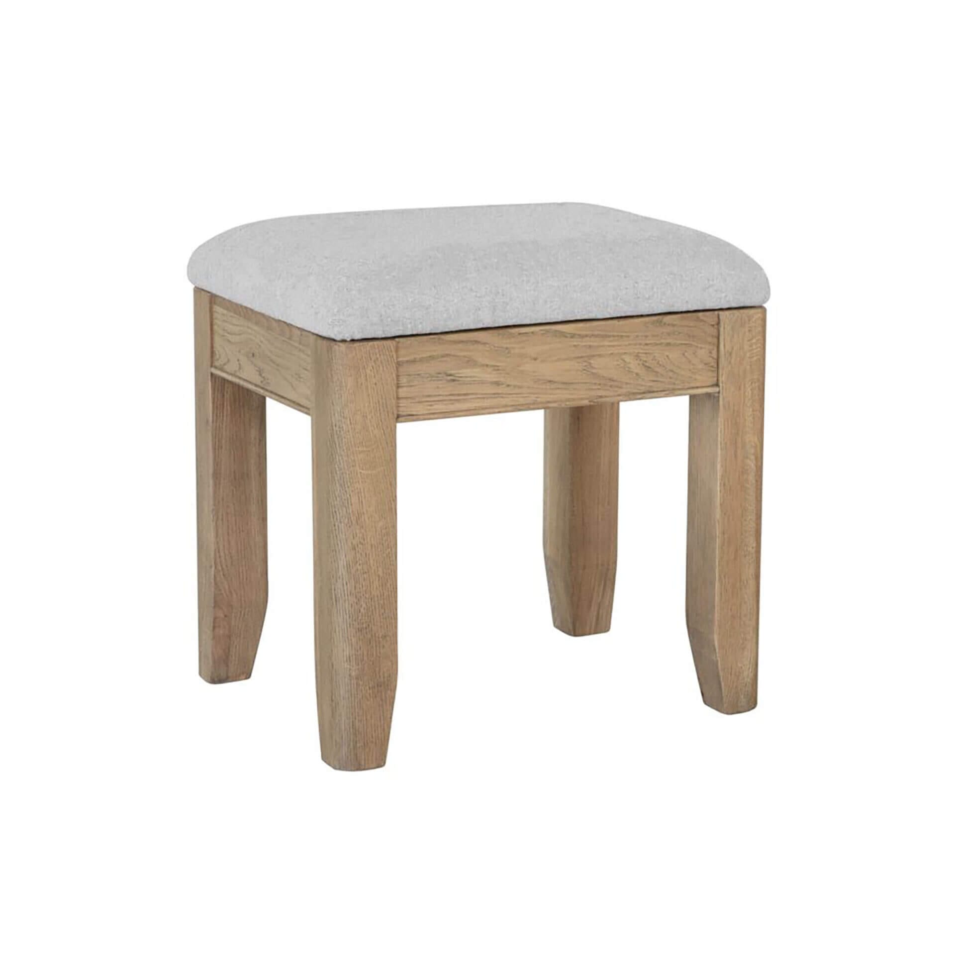 Holburn HO-ST | Pine & Oak Furniture Pine & Oak Furniture Holburn Oak Dressing Table Stool