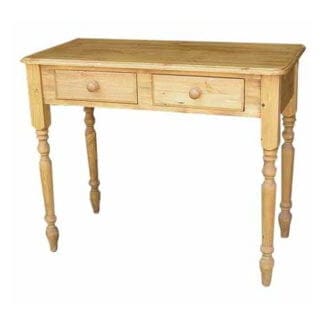 Pine and Oak Cottage Pine 2 Drawer Side Table