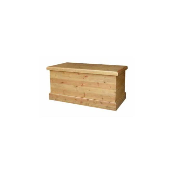 Pine and Oak Cottage Pine 36inches  Wide Blanket Box