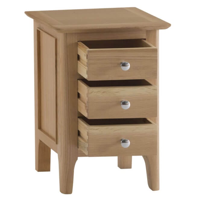 Pine and Oak Alton Oak Small Bedside Cabinet