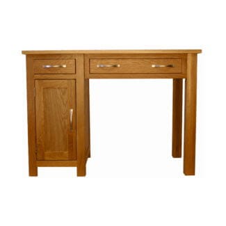 Pine and Oak Classic Oak Single Pedestal Desk