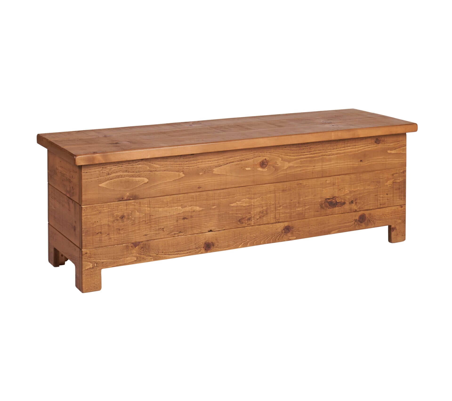 Rustic oak blanket box sale