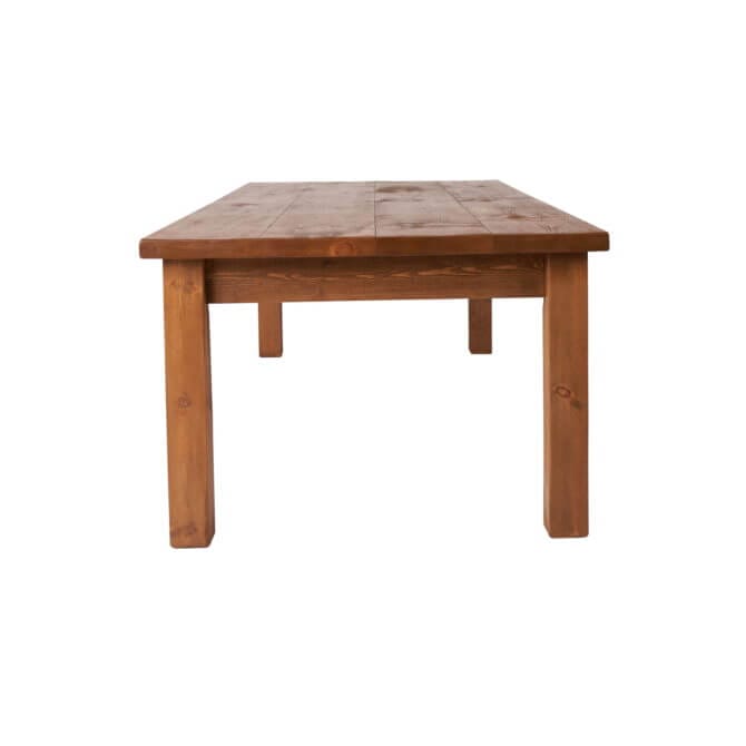 Pine and Oak Rustic Plank 7', 4 Plank Table