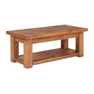 Pine and Oak Rustic Plank 4Ftx 2Ft Coffee Table