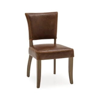 Pine and Oak Vintage Tan Brown Chair