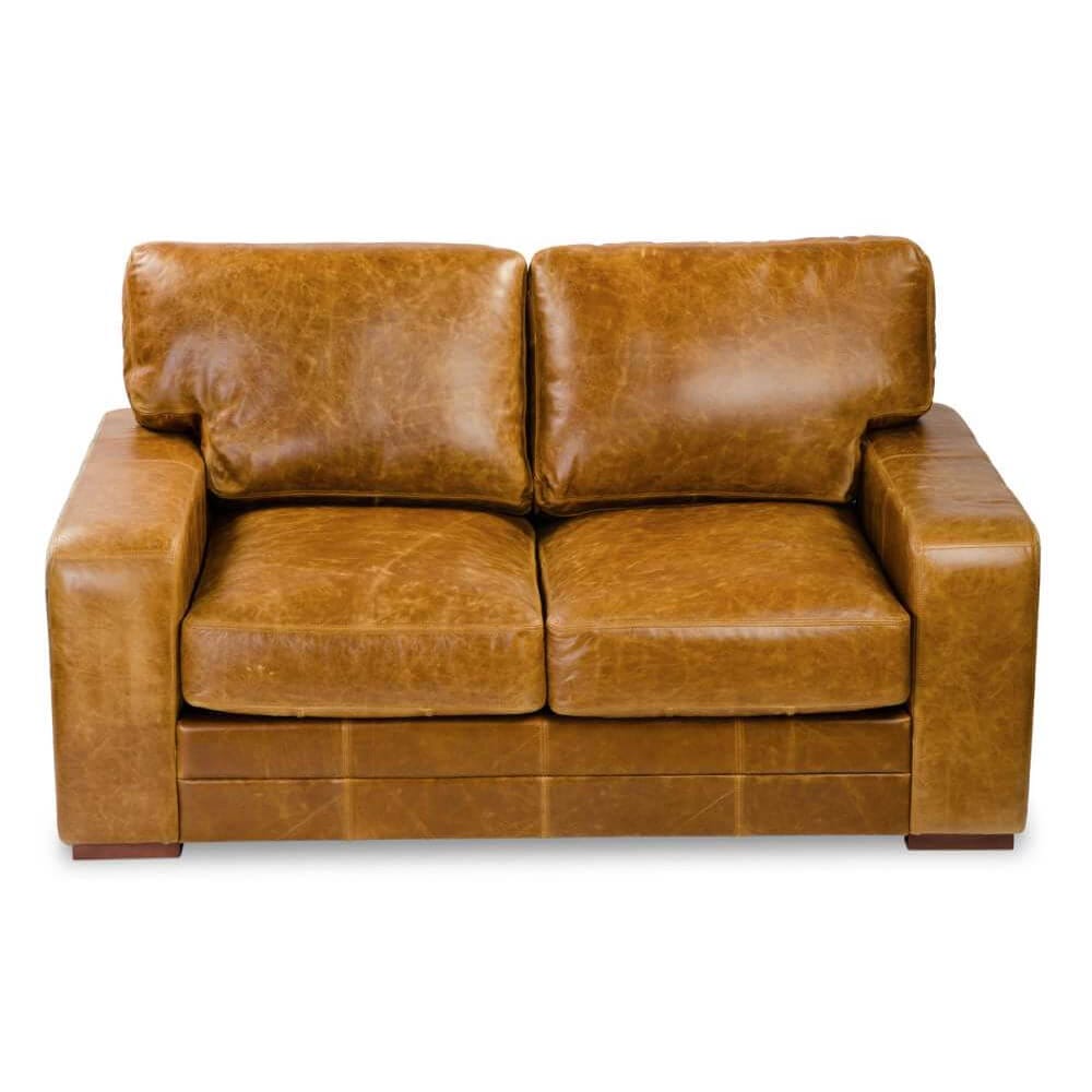 Deep seat leather sofa hotsell