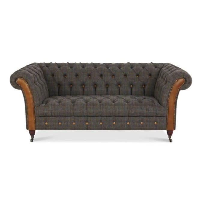 Pine and Oak Bretby Chesterfield 2 Seater
