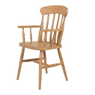 Beech Slat Back Carver