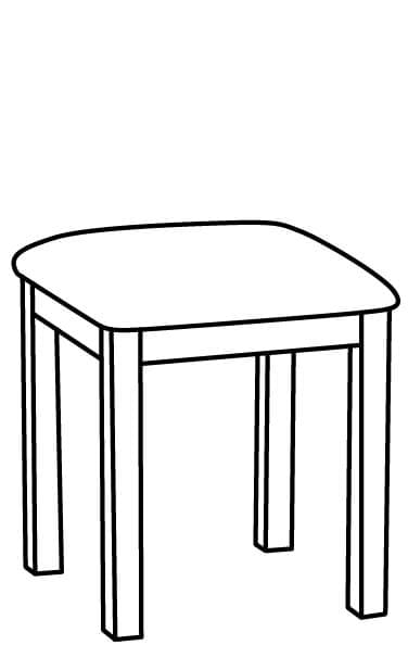 Dressing Table Stool