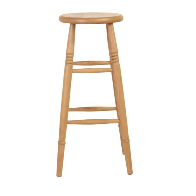 Pine and Oak High Beech Stool