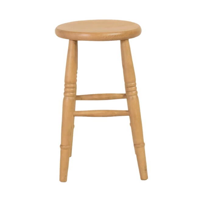 Pine and Oak High Beech Stool