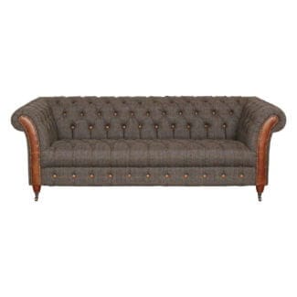 Pine and Oak Chester Club 3 Seater Sofa