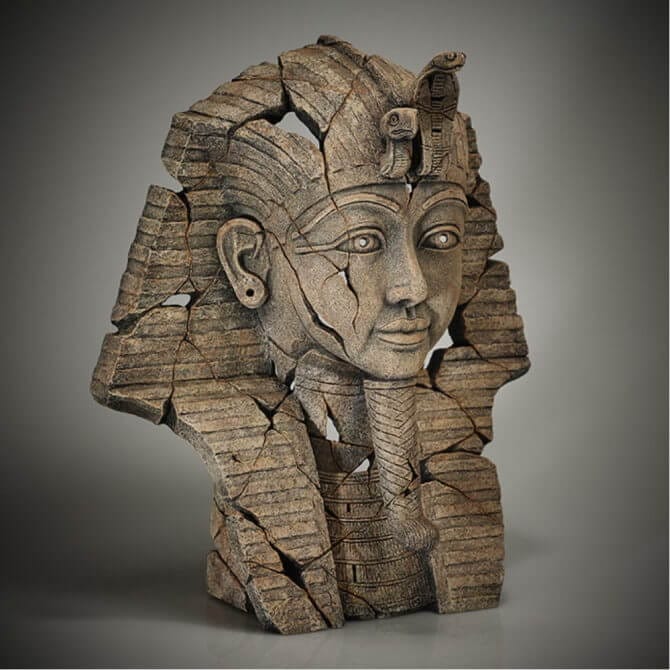 Pine and Oak Tutankhamun Bust - Sands of Time