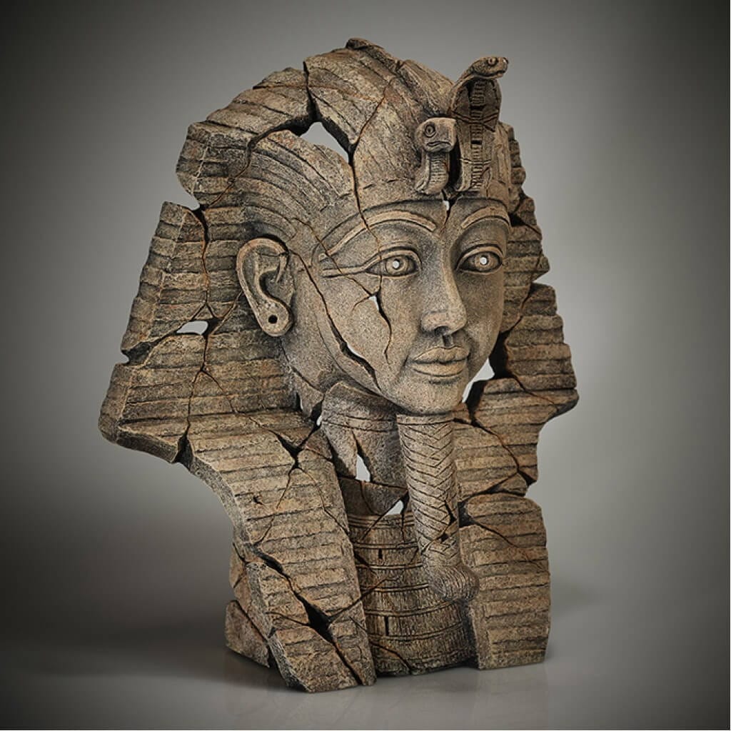 EDB26D-B-adj | Pine & Oak Furniture Pine & Oak Furniture Tutankhamun Bust - Sands of Time