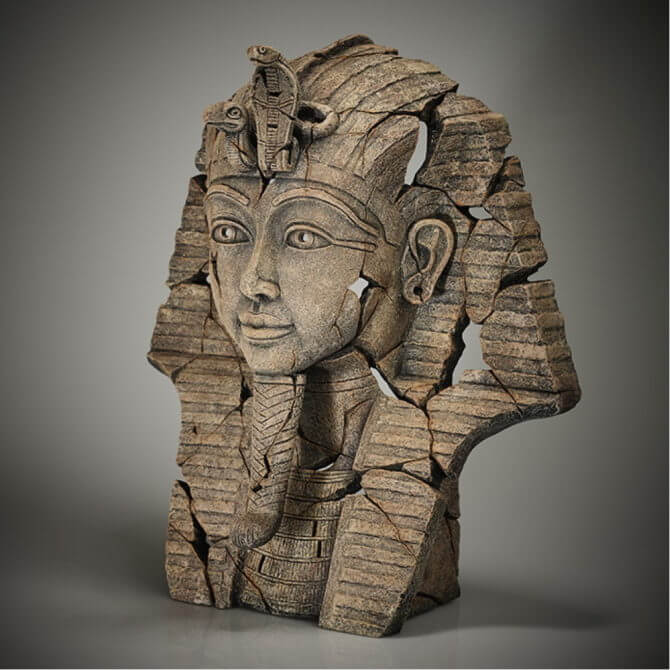 Pine and Oak Tutankhamun Bust - Sands of Time