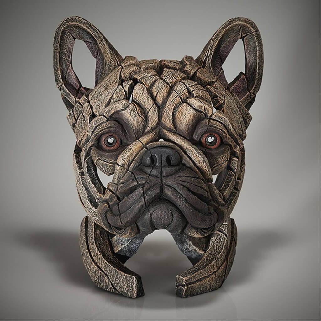 EDB28F-A-adj | Pine & Oak Furniture Pine & Oak Furniture French Bulldog Bust - Fawn