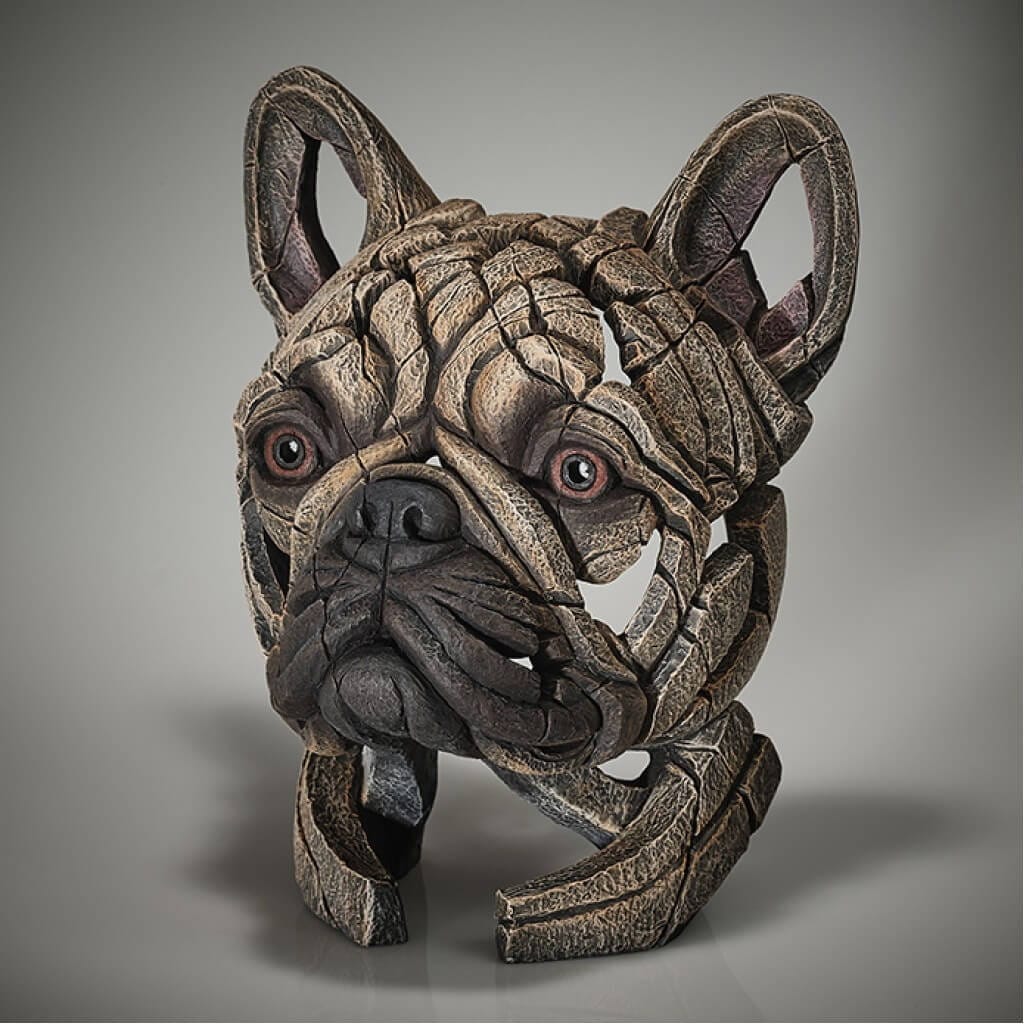 EDB28F-B-adj | Pine & Oak Furniture Pine & Oak Furniture French Bulldog Bust - Fawn