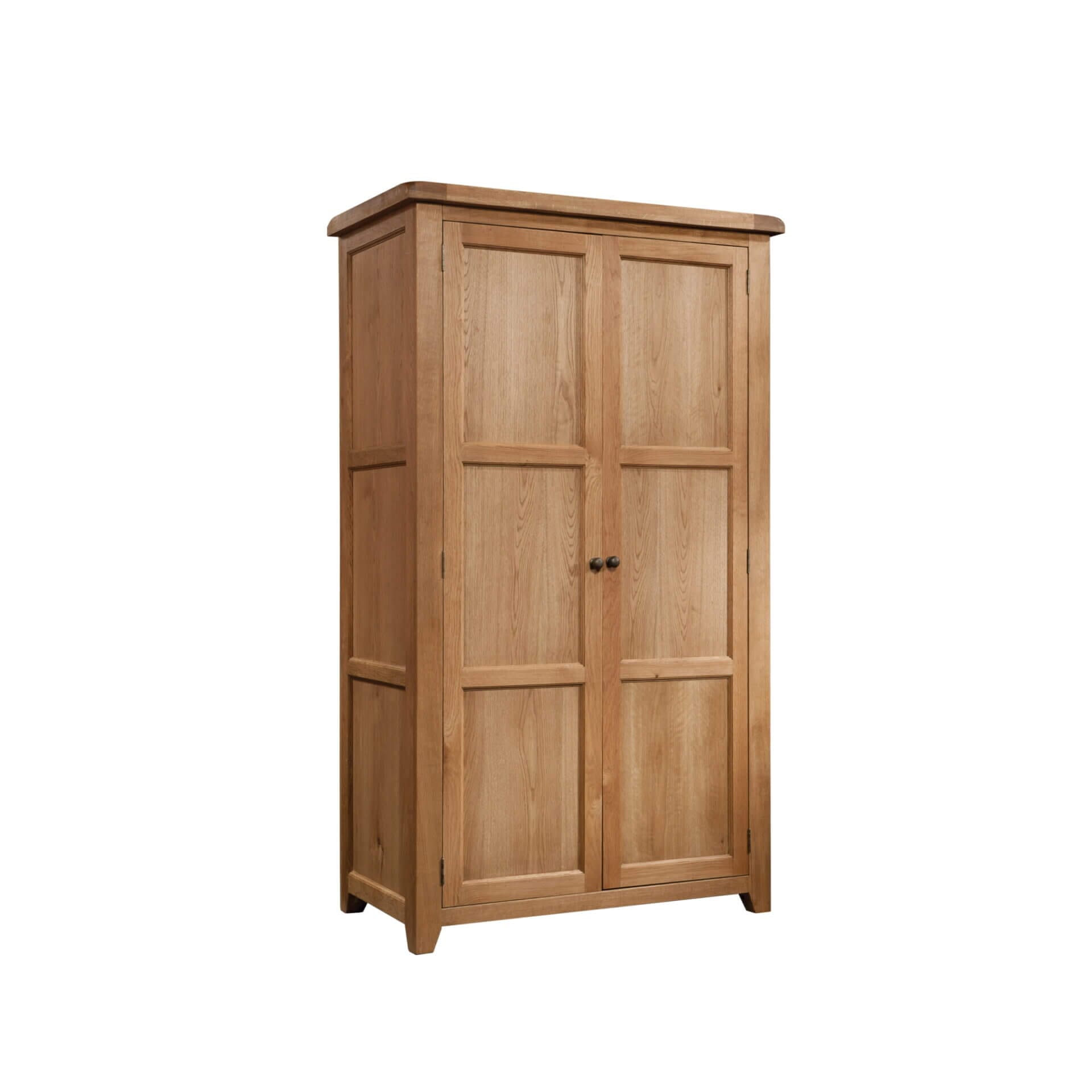 SOM031 Double Wardrobe | Pine & Oak Furniture Pine & Oak Furniture Somerset Oak Double Wardrobe