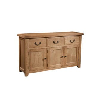 Somerset Oak 3 Door Sideboard