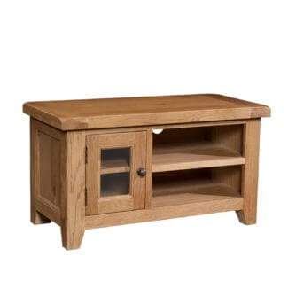 Somerset Oak Small TV Unit