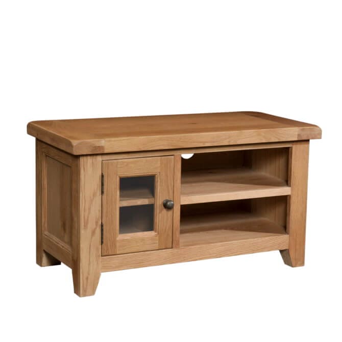 Pine and Oak Somerset Oak Small TV Unit