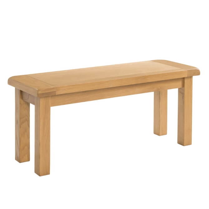 Pine and Oak Somerset Oak 900mm Bench