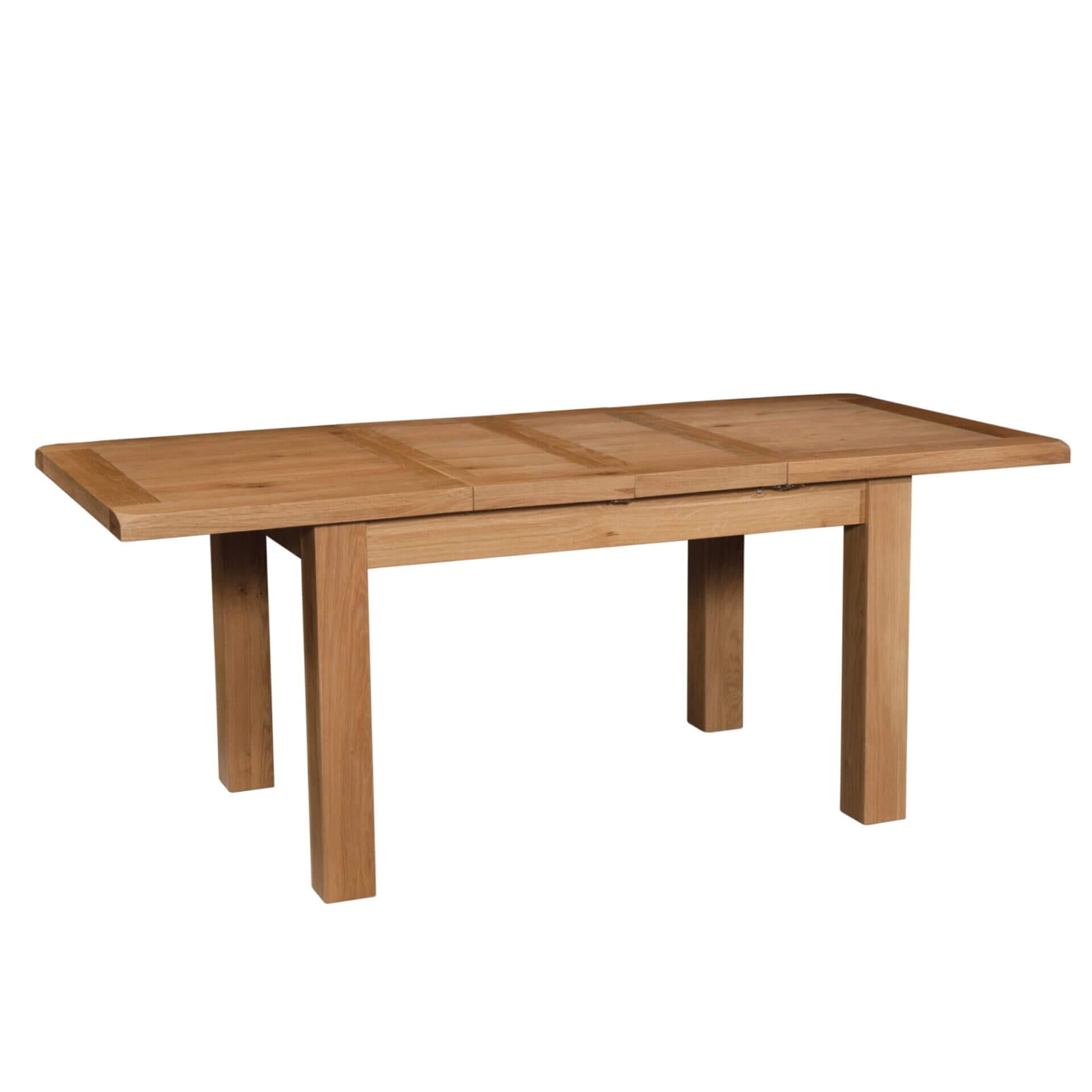 SOM094095-2-Extensions-OPEN | Pine & Oak Furniture Pine & Oak Furniture Somerset Oak 1320mm Extending Table