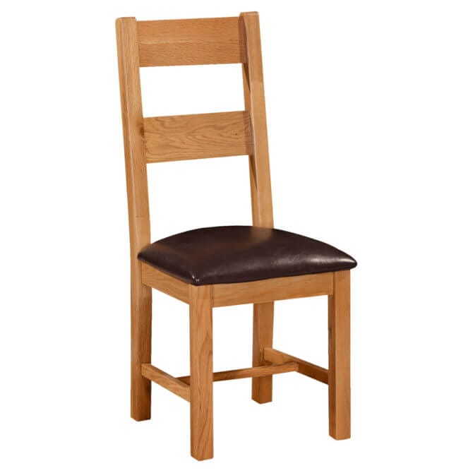 Pine and Oak Somerset Oak Ladder Back Chair