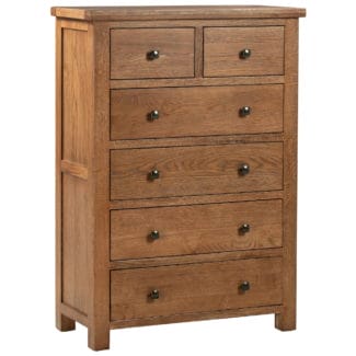 Dorchester Dark Oak 2 over 4 Chest of Drawers