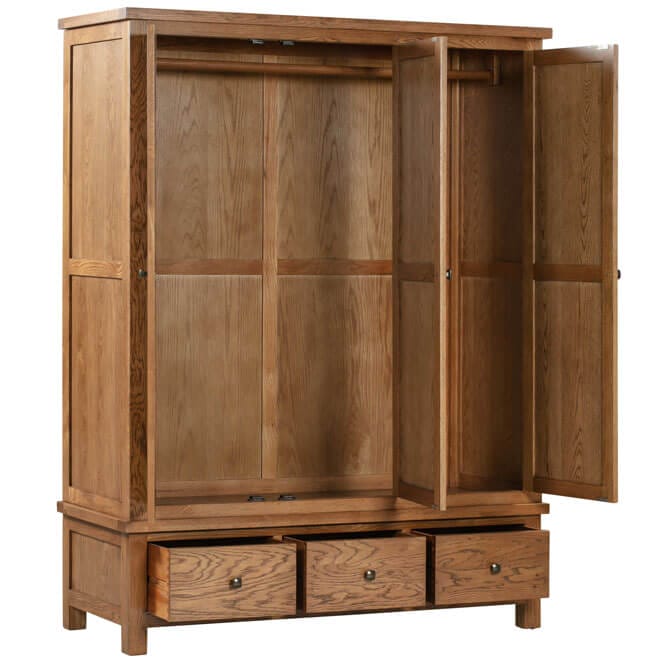 DOR033R Open adj | Pine & Oak Furniture Pine & Oak Furniture