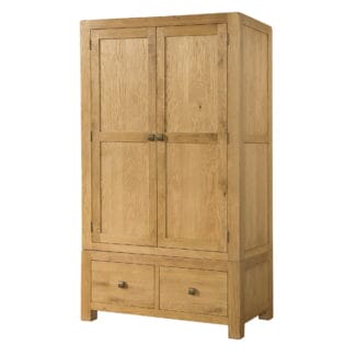 Avon Oak Double Wardrobe