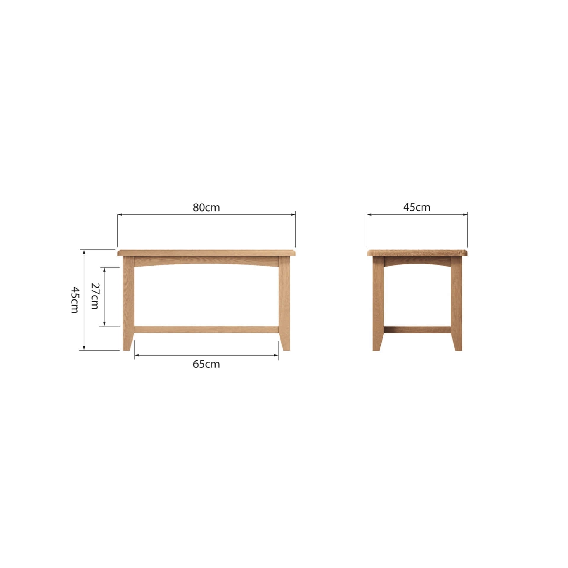 GAO-SCT_DIMS | Pine & Oak Furniture Pine & Oak Furniture
