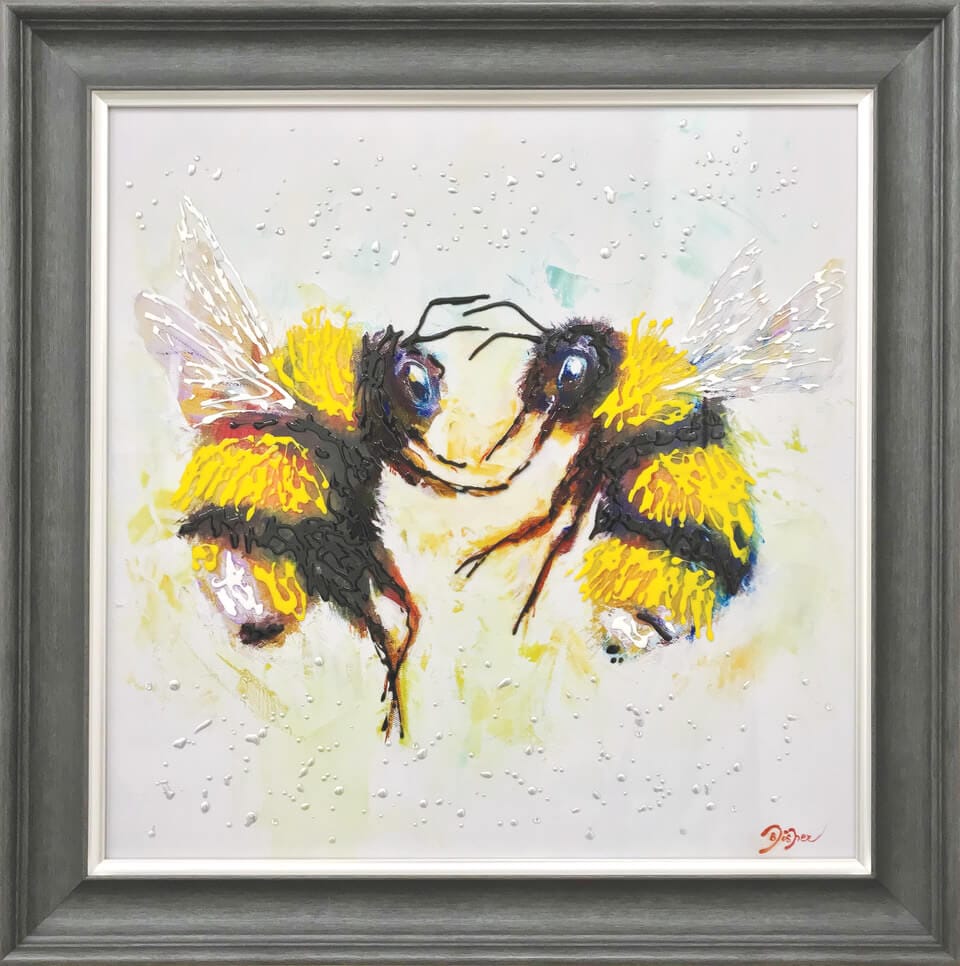Dance Of The Bumble Bee - Overall Size 85cm x 85cm | Pine & Oak Furniture Pine & Oak Furniture