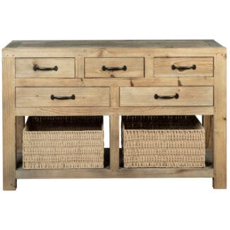 Artisan Reclaimed 5 Drawer Sideboard