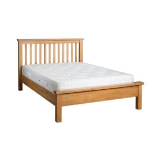 Dorchester Oak 4'6" Low End Bed