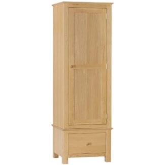 Windsor Oak Single Wardrobe